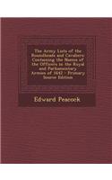 The Army Lists of the Roundheads and Cavaliers: Containing the Names of the Officers in the Royal and Parliamentary Armies of 1642