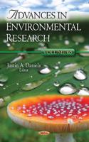 Advances in Environmental Research