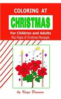 Coloring at Christmas: For Children and Adults(Activity Books)