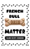 French Bull Diets Matter: Dog Food & Treats Blank Recipe Journal