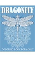 dragonfly coloring books for adult