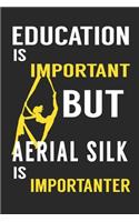 Education is Important But Aerial Silk is Importanter