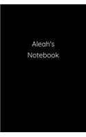 Aleah's Notebook