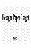 Hexagon Paper (Large): 150 Pages 8.5" X 11"