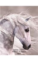 Horse Lover Weekly Planner 2020: Horse Lover Gifts Idea For Men & Women - Beautiful Weekly Planner For Equestrian, Showing, Rodeo, Breeding, Jumping & Farmer With To Do List & Notes