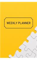 Weekly Planner: Undated, Original Business Style, Organize Notes, Ideas, Follow Up, Project Management, 6" x 9" - 110 Pages - Durable Soft Cover