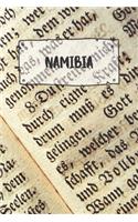 Namibia: Ruled Travel Diary Notebook or Journey Journal - Lined Trip Pocketbook for Men and Women with Lines
