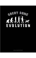 Great Dane Evolution: Unruled Composition Book