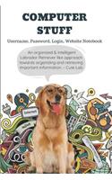 Computer Stuff: Username, Password, Login, Website Notebook an Organized & Intelligent Labrador Retriever Like Approach Towards Organizing and Retrieving Important 