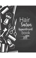 Hair Salon Appointment Book 2019