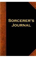 Sorcerer's Journal Vintage Style: (Notebook, Diary, Blank Book)