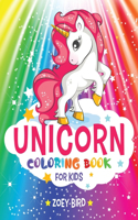 Unicorn Coloring Book for Kids: Coloring Activity for Ages 4 - 8