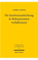 Die Insolvenzanfechtung in Mehrpersonenverhaltnissen