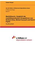 Machttheorie. Vergleich der machttheoretischen Perspektiven von Norbert Elias, Michel Foucault und Heinrich Popitz