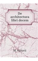 De architectura libri decem: (Latin)