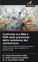 Confronto tra RNA e RSM nella previsione della resistenza del calcestruzzo