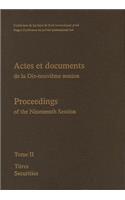 Proceedings / Actes Et Documents of the Xixth Session of the Hague Conference on Private International Law