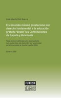 contenido mínimo prestacional del derecho fundamental a la educación gratuita 