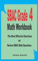 SBAC Grade 4 Math Workbook