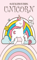 My first big book of coloring unicorn