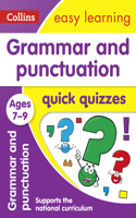Grammar & Punctuation Quick Quizzes Ages 7-9: Ideal for Home Learning(Collins Easy Learning KS2)