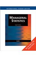 Managerial Statistics, International Edition (with CD-ROM)
