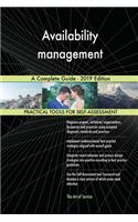 Availability management A Complete Guide - 2019 Edition