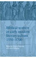 Biblical Women in Early Modern Literary Culture, 1550–1700