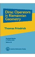 Dirac Operators in Riemannian Geometry