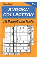 Sudoku Collection: 200 Medium Sudoku Puzzles 9x9(2 Sudoku)