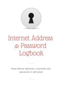 Internet Password Logbook
