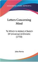Letters Concerning Mind