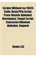 Scripts Without ISO 15924 Code