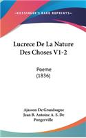 Lucrece de La Nature Des Choses V1-2