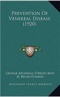 Prevention of Venereal Disease (1920)