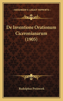 De Inventione Orationum Ciceronianarum (1905)