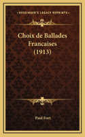 Choix de Ballades Francaises (1913)