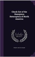 Check-list of the Hemiptera Heteroptera of North America