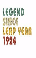 Legend Since Leap Year 1924