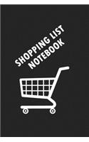 Shopping List Notebook