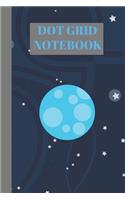 Dot Grid Notebook: Moon Gifts For Everyone; Beautiful Interior