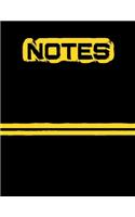 Notes: (8.5" x 11") Notebook(5 Notes)