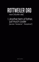 Rottweiler Dad Definition: Menu Planner(1420 Menu Planner)