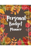 Personal Budget Planner: Budgeting Planner and Expense Tracker (Budget Journal and Organizer) - 8.5"x11"