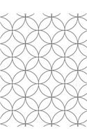 Geometric Notebook: College Notebook Simple Journal Book Lined Ruled Page For Adult Women Men Great For Writing Basic Diary Note Pad Composition Book Journal (Large, 8.(1 Geometric Notebook)