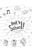 School Notebook: Student Journal To Write In Lined Ruled Page Paper For Kids Teen Girl Boy Preschool Kindergaten Primary School Great For Writing Activity Diary Note(6 School Notebook)
