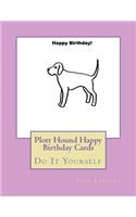 Plott Hound Happy Birthday Cards