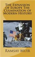 The Expansion of Europe The Culmination of Modern History