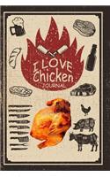 I Love Chicken Journal
