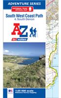 SW Coast Path South Devon Adventure Atlas